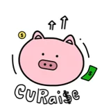 CURaise piggy-bank mascot